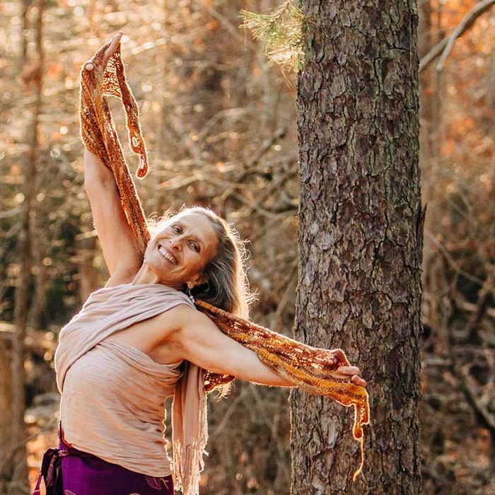 Ajeet Khalsa in the forest, by Melissa Stissi