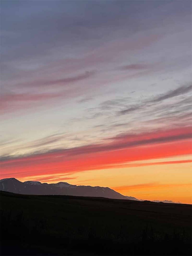 Iceland sunset